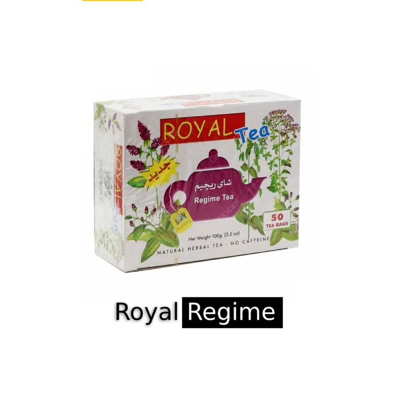 4 X Royal Regime Herbal Natural Tea Weight Loss Diet Slim ( 4 Packs X 50 Bags )