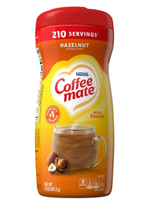 Nestle Coffee Mate Hazelnut Powder Coffee Creamer, 15 oz