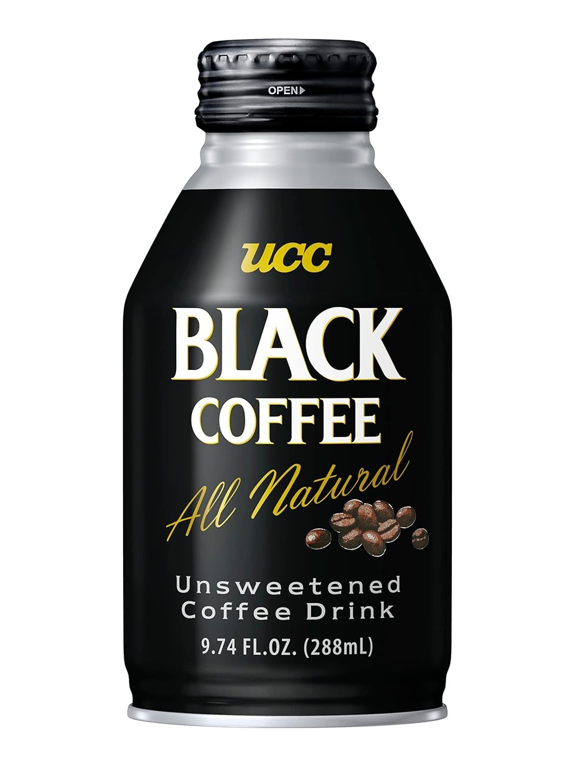 UCC Ready to Drink Black Coffee, 9.74 FL OZ (Pack of 24). Imported from Japan
