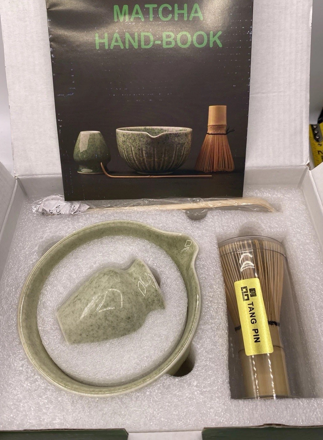 Promotional Products 4Pc Japanese Matcha Tea Set Matcha Bowl W Pouring Spout ATL