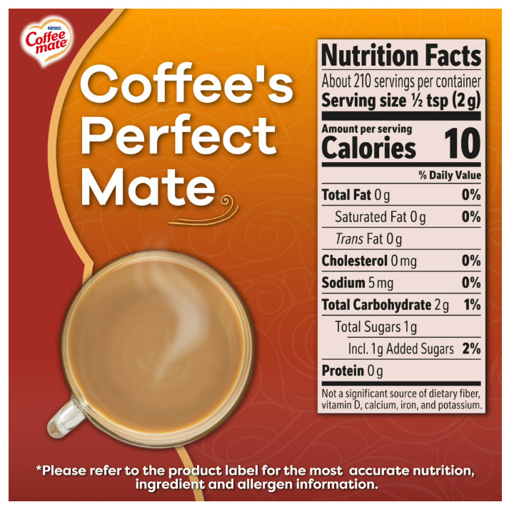 Nestle Coffeemate Caramel Latte Coffee Creamer, 15 oz
