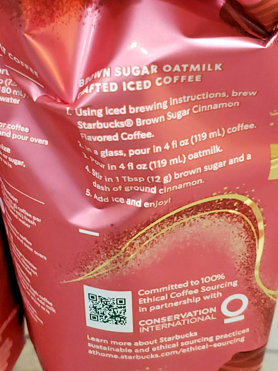 Starbucks 2 Bags Brown Sugar Cinnamon Limited Edition Ground Coffee 11oz BBD6/26