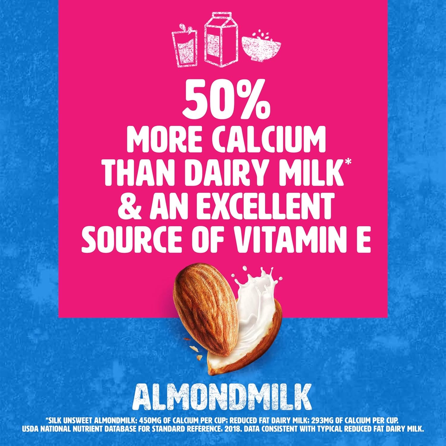 Silk Shelf-Stable Almond Milk, Unsweetened, Dairy-Free, Vegan, Non-GMO Project