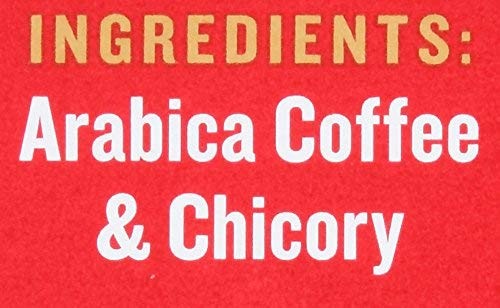 French Market Coffee & Chicory Dark Roast Ground Coffee, 12 Ounce (Pack of 1)