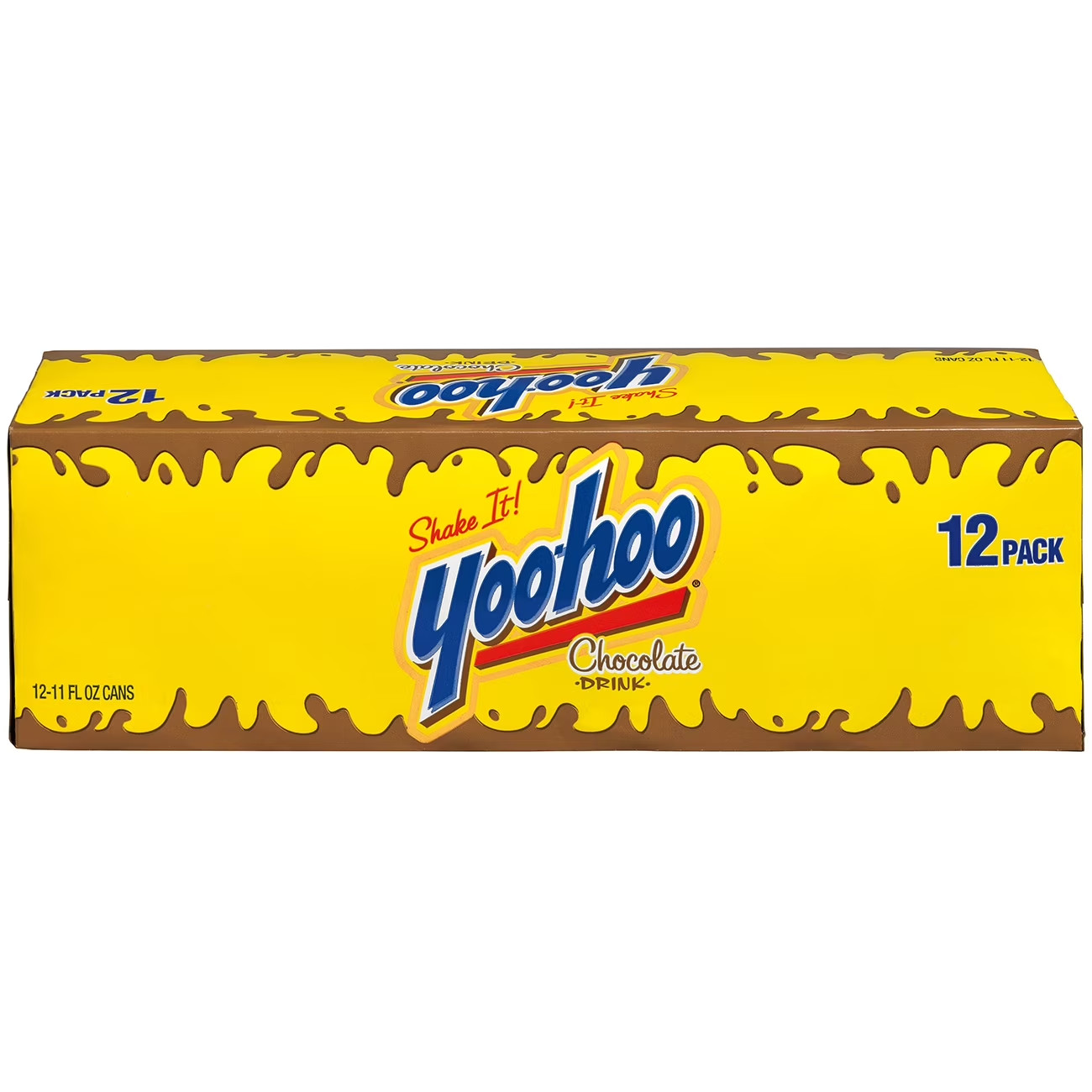 Yoo-hoo Chocolate Drink, 11 Fluid Ounce, 12 Pack Cans New