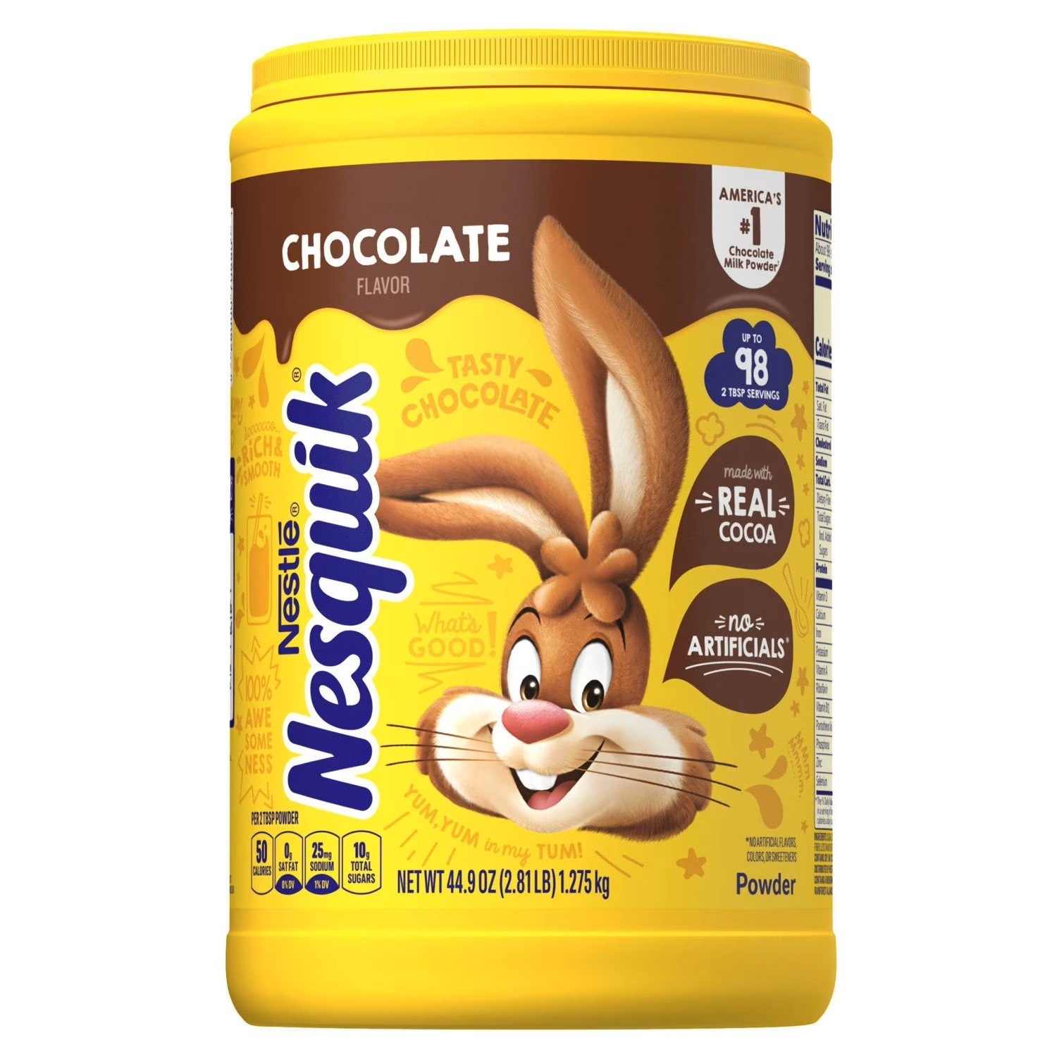 2 PACK – Nesquik Chocolate Powder Drink Mix 44.9 oz Free Shipping