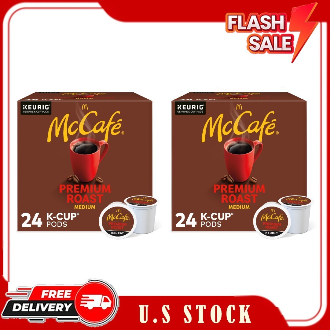 McCafe Premium Roast Coffee K-Cup Coffee Pods, Medium Roast, 48 Count