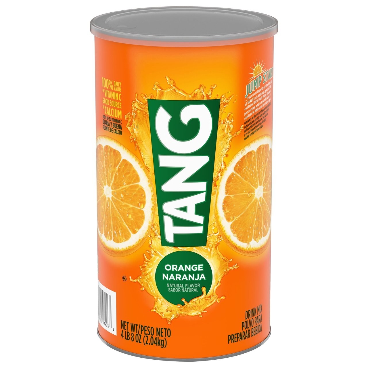 2 PACK – Tang Drink Powder, Orange 72 Oz – Makes 22 Quarts (Total 144 oz)