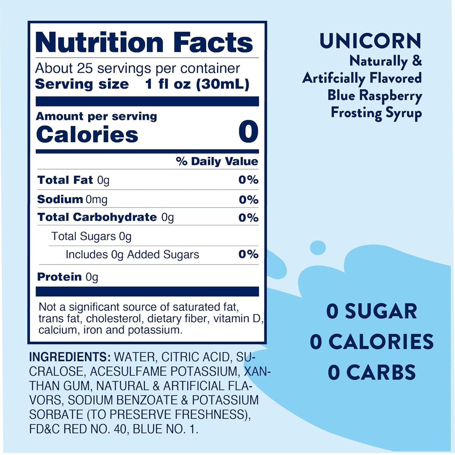 Jordan’s Skinny Syrups Sugar Free Coffee Syrup Blueberry Cobbler,Select Flavor