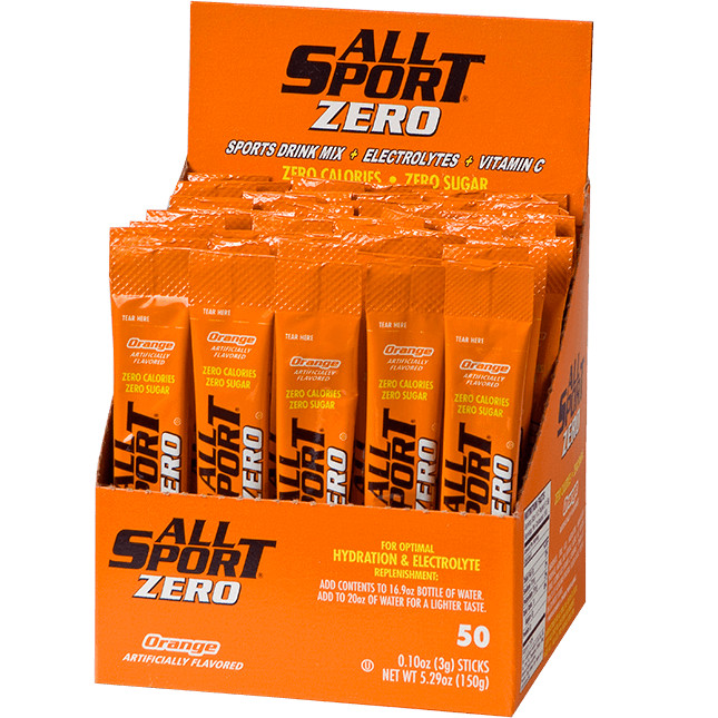 All Sport Powder Hydration Sticks, Zero Calorie Sports Drink, Variety 500/Case