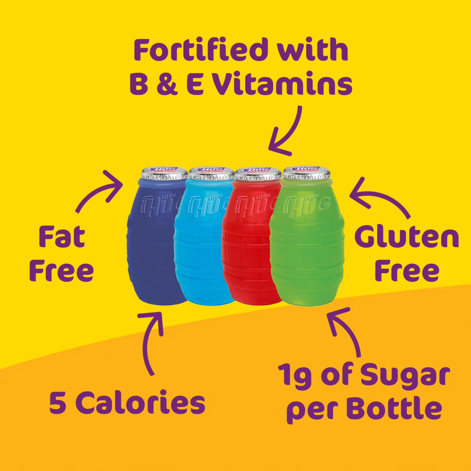 Little HUG Fruit Barrels Kids Drinks Variety Pack, 8 fl oz, 40 Count