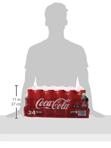 Coca Cola Drink Cans, 12 Fluid Ounce (Pack of 24)