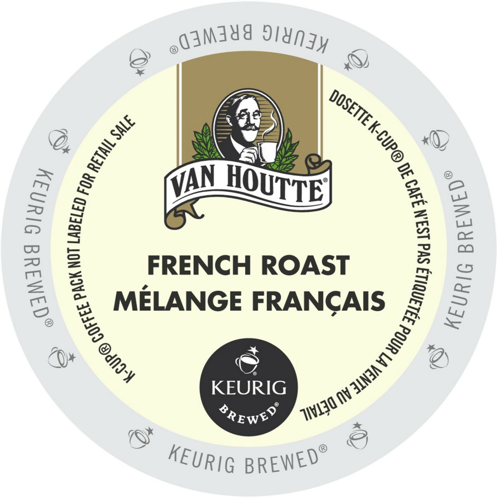Van Houtte French Roast Coffee 24 to 144 Keurig K cups Pick Any Size FREE SHIP