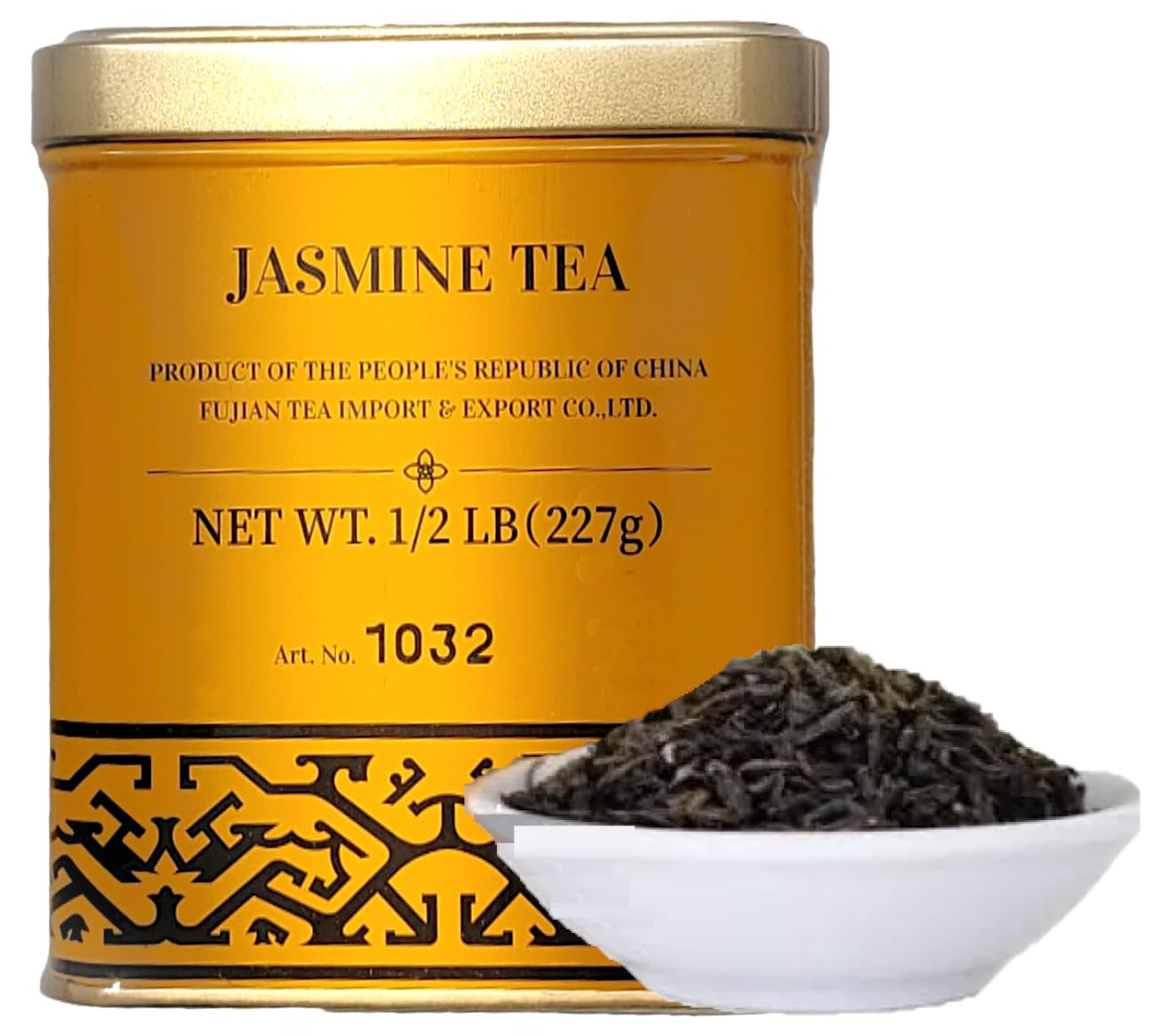 Sunflower Jasmine Green Tea, Premium Loose Leaf, Fresh Floral Aroma, 8 oz (227g)