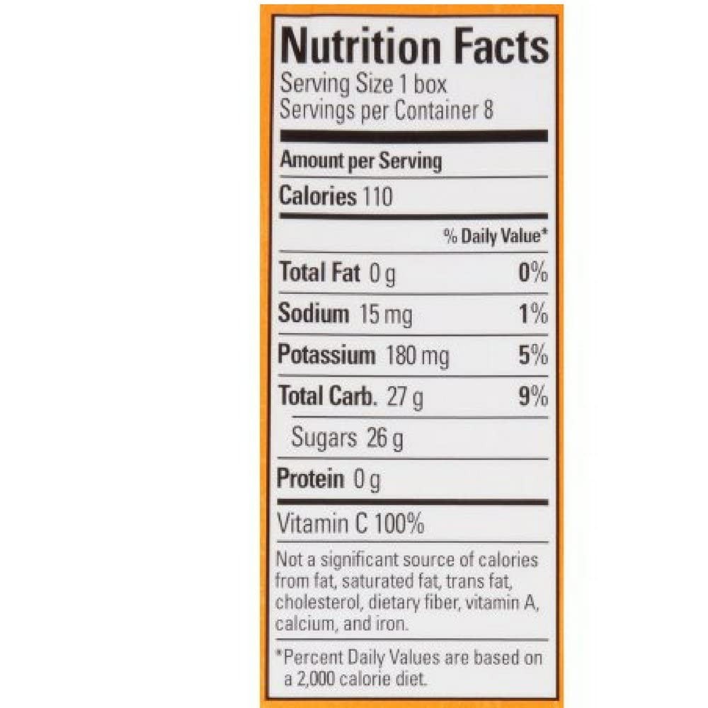Juicy Juice Orange Tangerine Juice Single Serve Box, 54 Fluid Ounce – 2 per case