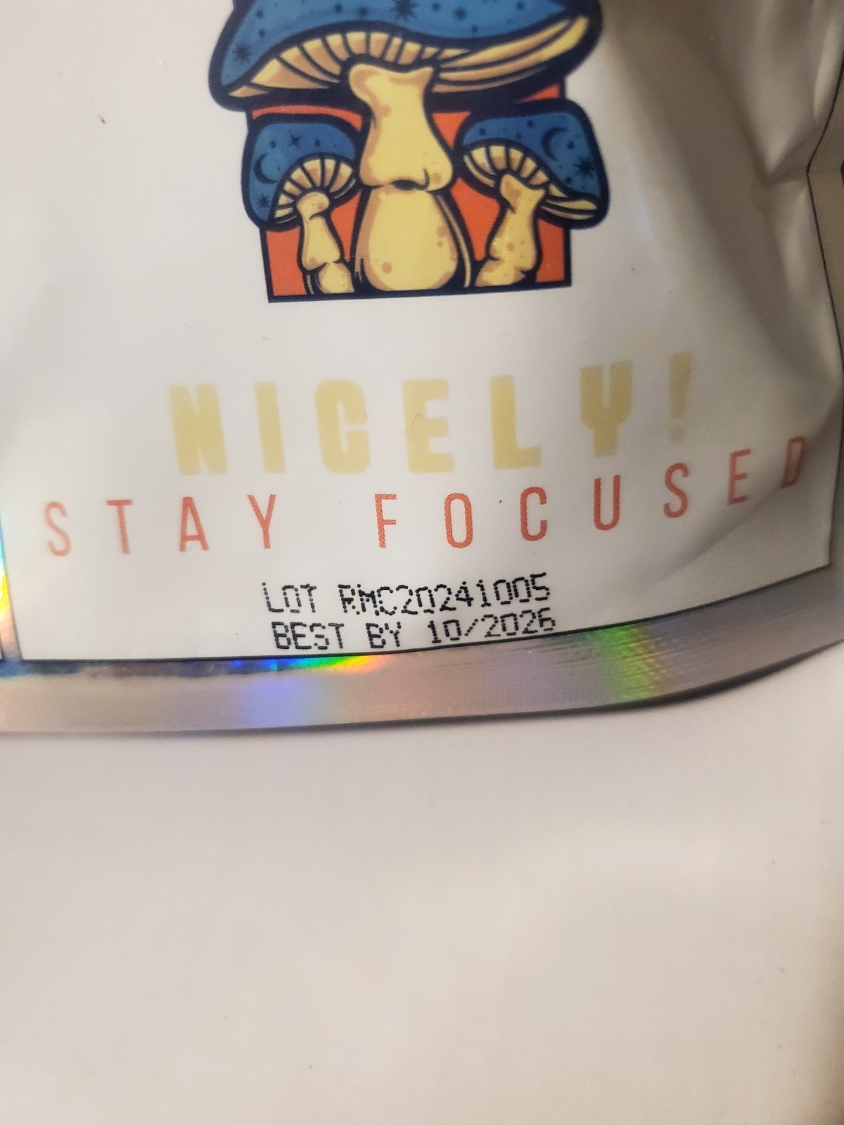 Mushroom Coffee Nicely! Stay Focused 6.35oz Resealable Package Unopened Lot Of 2