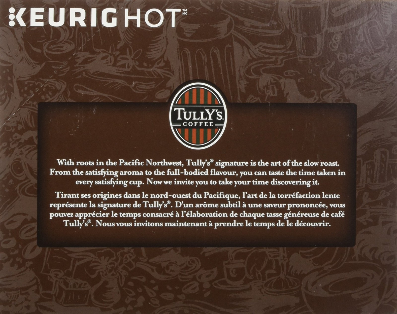 Tully’s Coffee Italian Dark Roast Keurig SingleServe KCup Pods, Dark Roast Co…