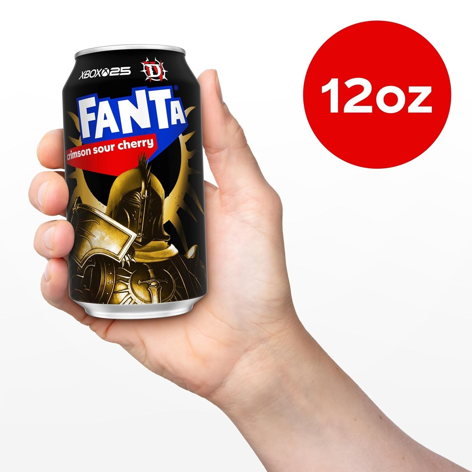 Fanta Crimson Sour Cherry, 12oz 12pk 12 Fl Oz (Pack of 12),