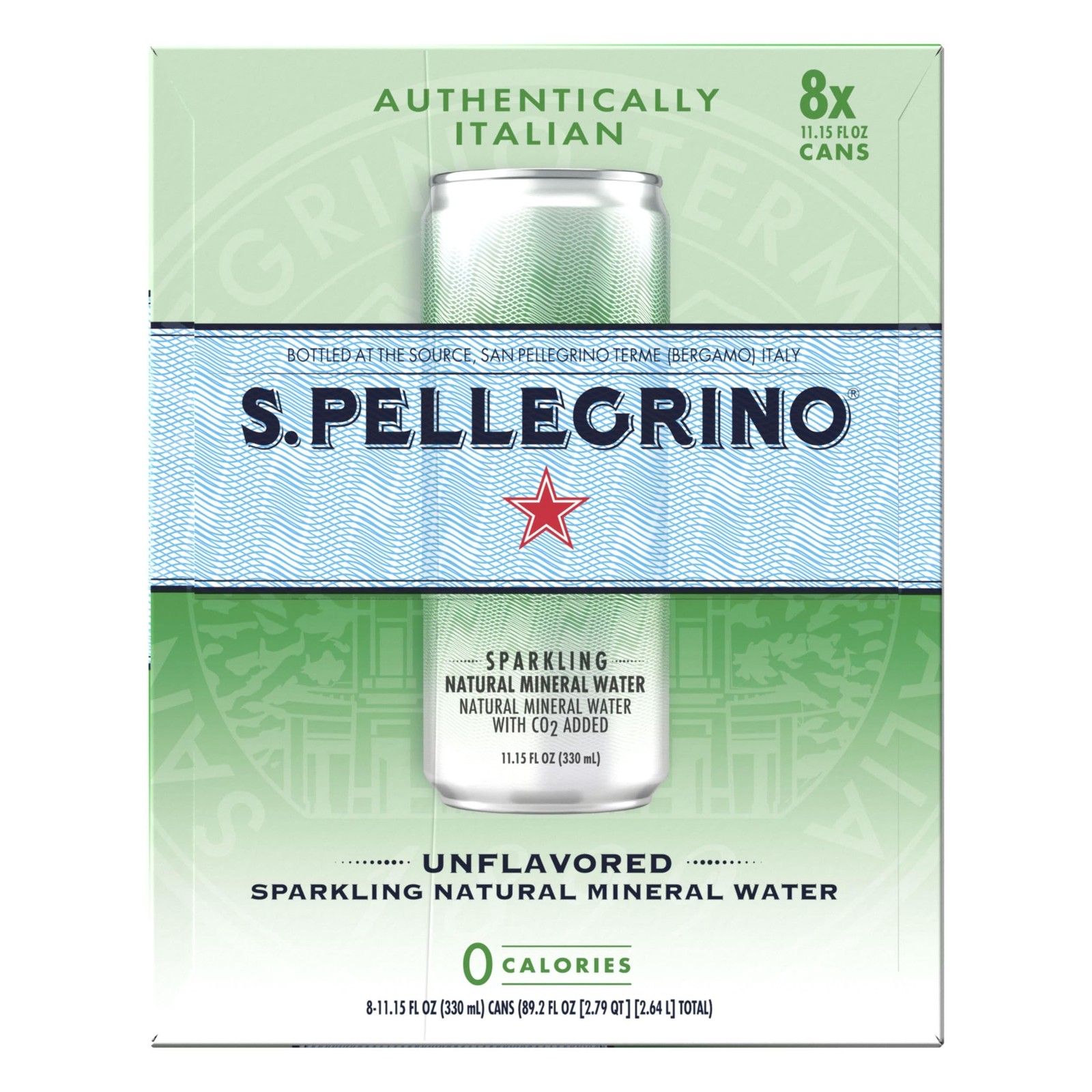 Sparkling Natural Mineral Water, 11.15 Fl Oz (pack of 8)