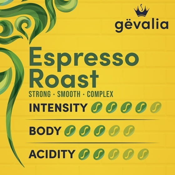 Gevalia Espresso Dark Roast Ground Coffee, 12 oz. Bag NEW – Free Shipping