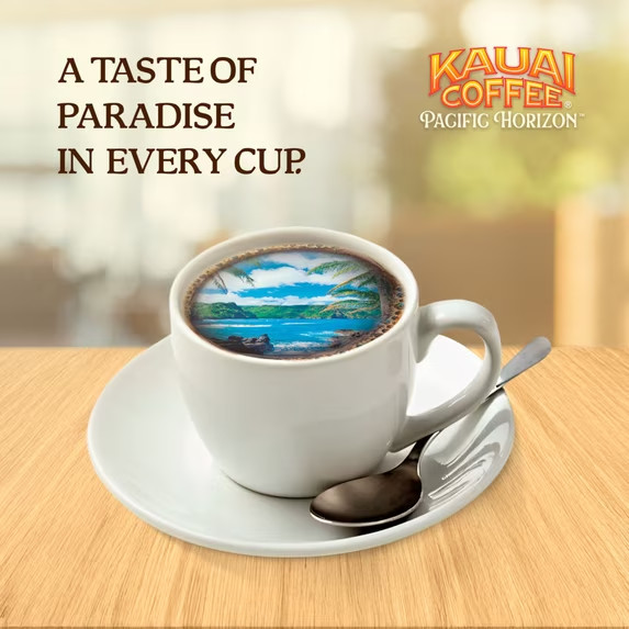 Kauai Coffee® Coconut Caramel Crunch Medium Roast Arabica, Ground Coffee, Bag 10