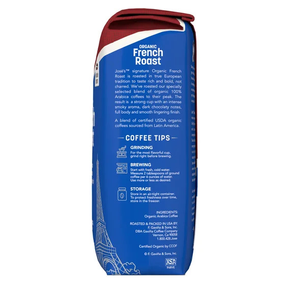 Jose’s Organic French Roast Whole Bean