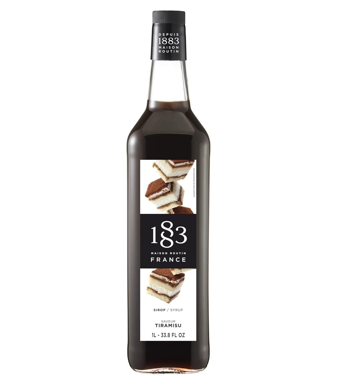 1883 Maison Routin Tiramisu Syrup (1L), R-Tiramisu, 1.0L