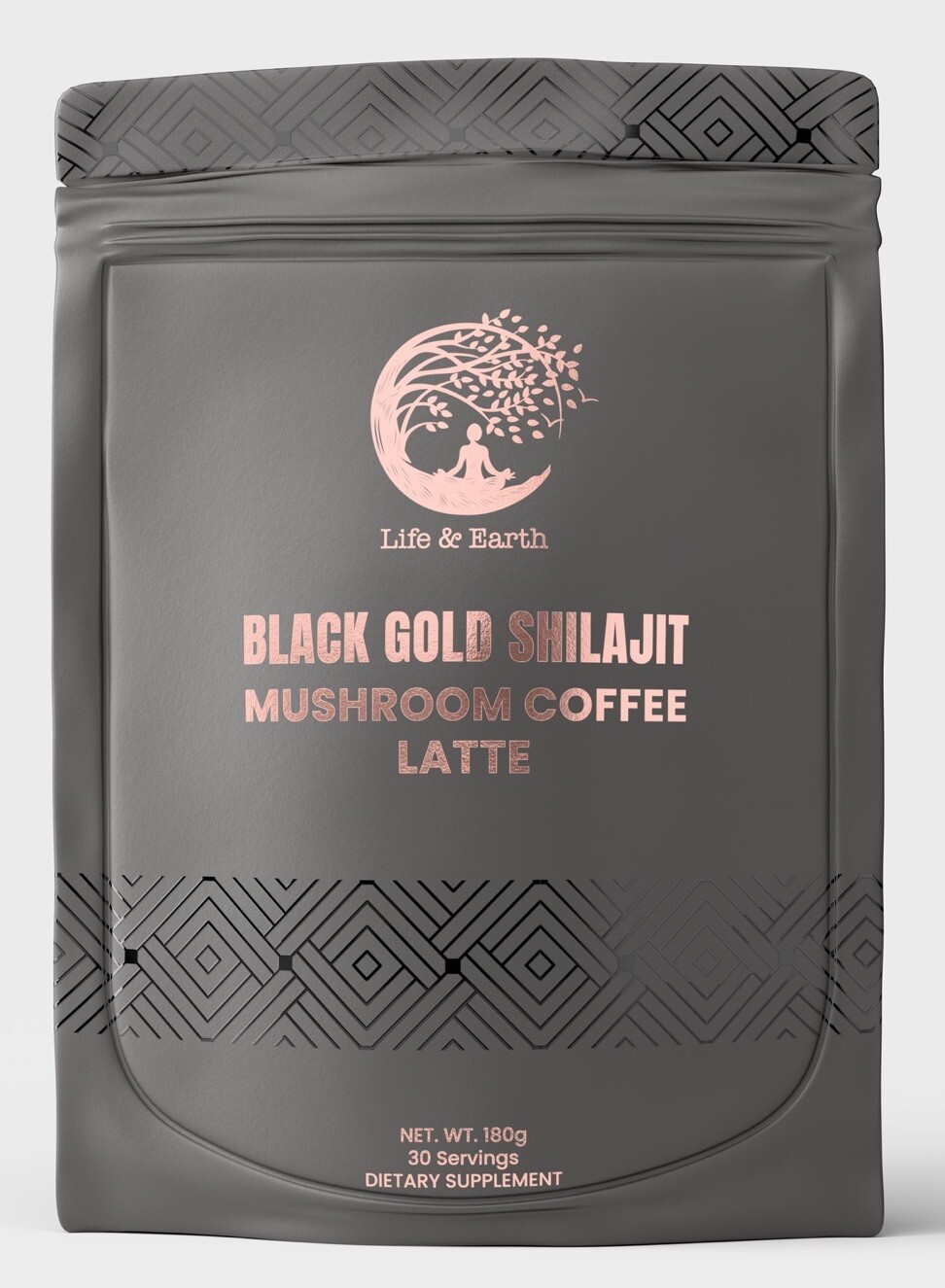 Mushroom Coffee Latte With Shilajit Organic New 30 SERVINGS