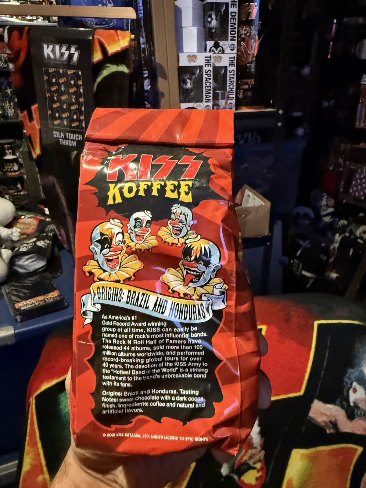 KISS Koffee Ground Coffee Sweet Chocolate & Dark Cocoa Flavor