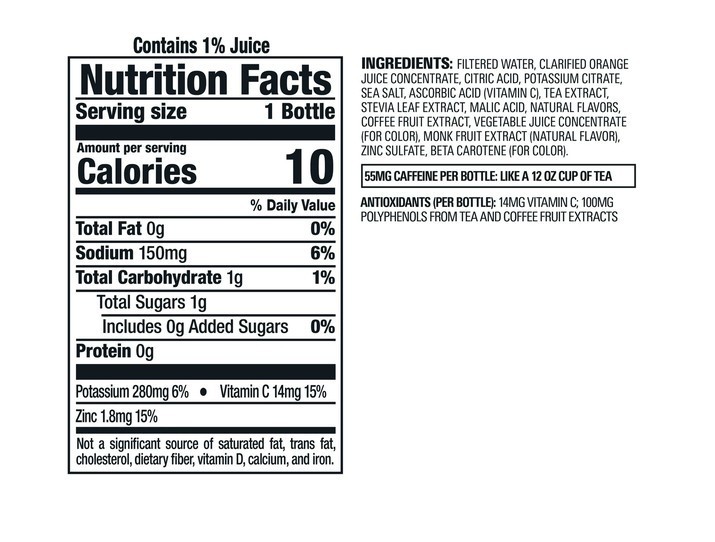 Bai Antioxidant Infused Water Beverage, Costa Rica Clementine, 8 bottles