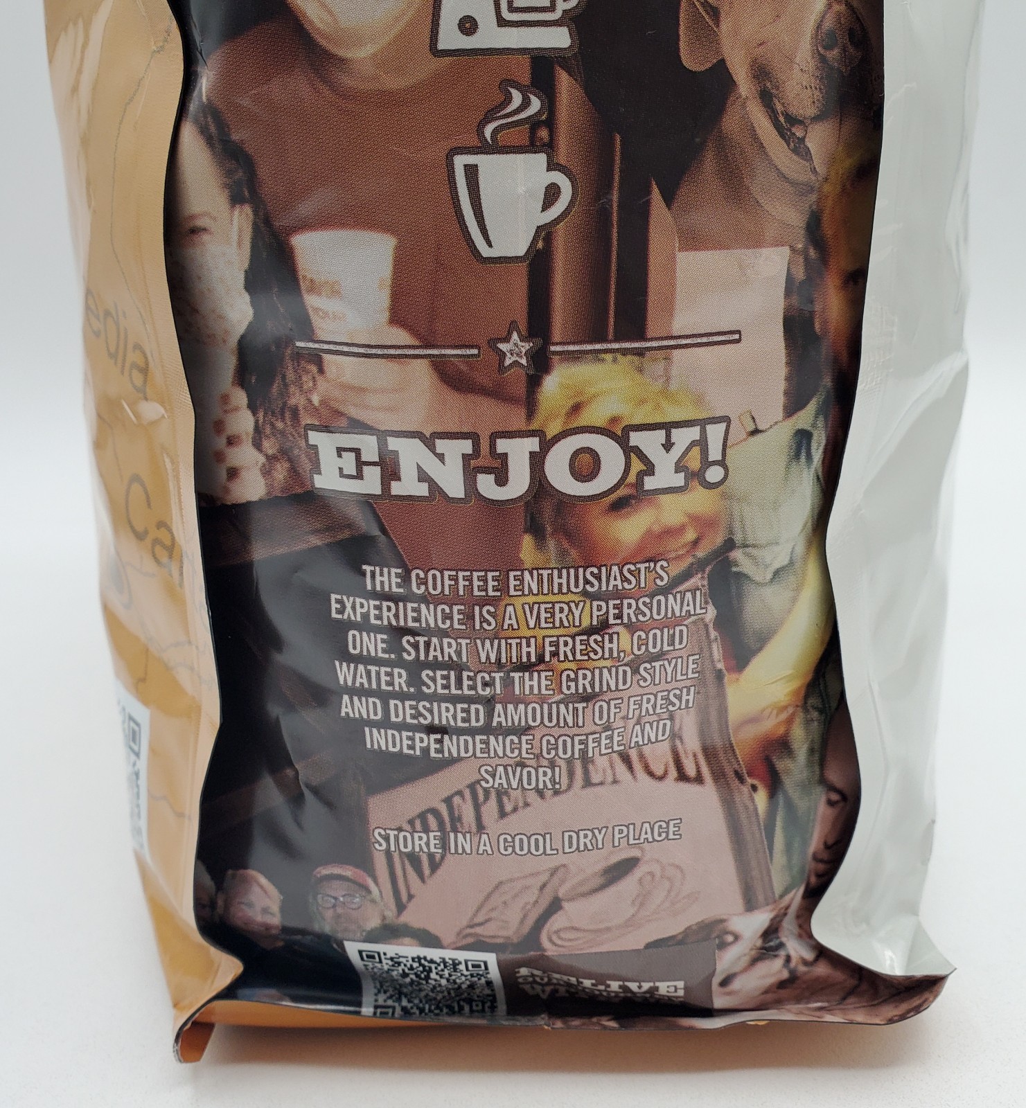 Independence Tex A De Olla Whole Bean Coffee 5lb Brown Sugar Cinnamon BB 5/26