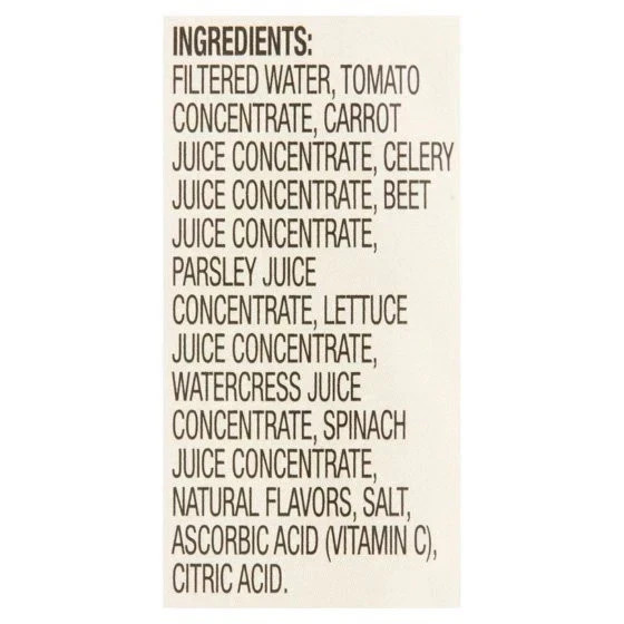 (2 pack) Great Value 100% Vegetable Juice, 64 fl oz