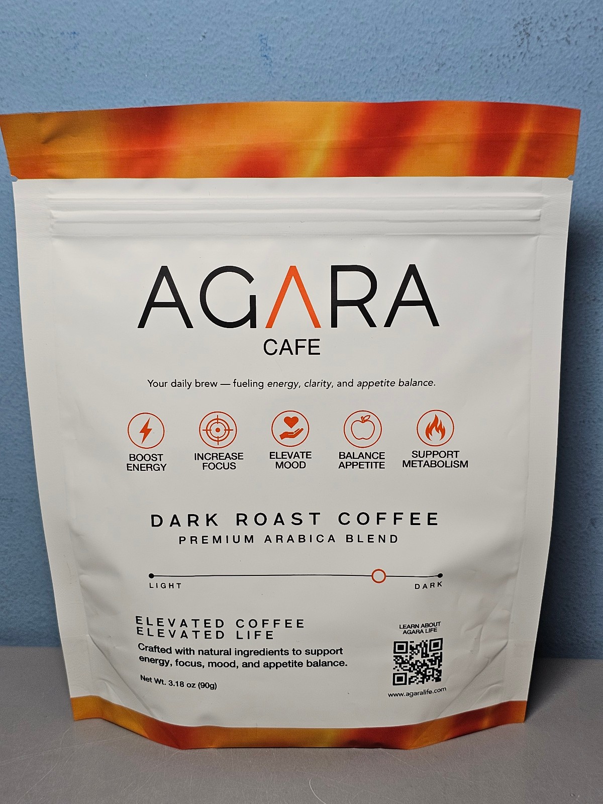 Agara Cafe Dark Roast Coffee premium Arabica Blend – 30 servings – New! Sealed!
