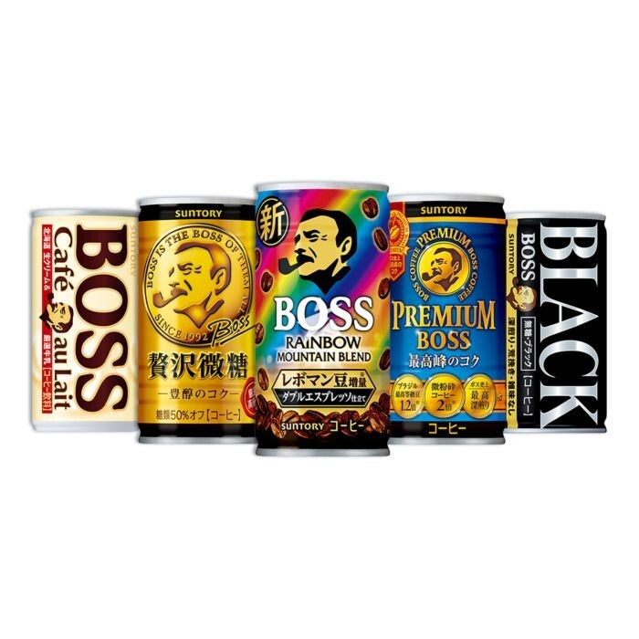 Suntory Boss Coffee (185 g x 10 Cans), Popular Japanese Drink, Made in Japan