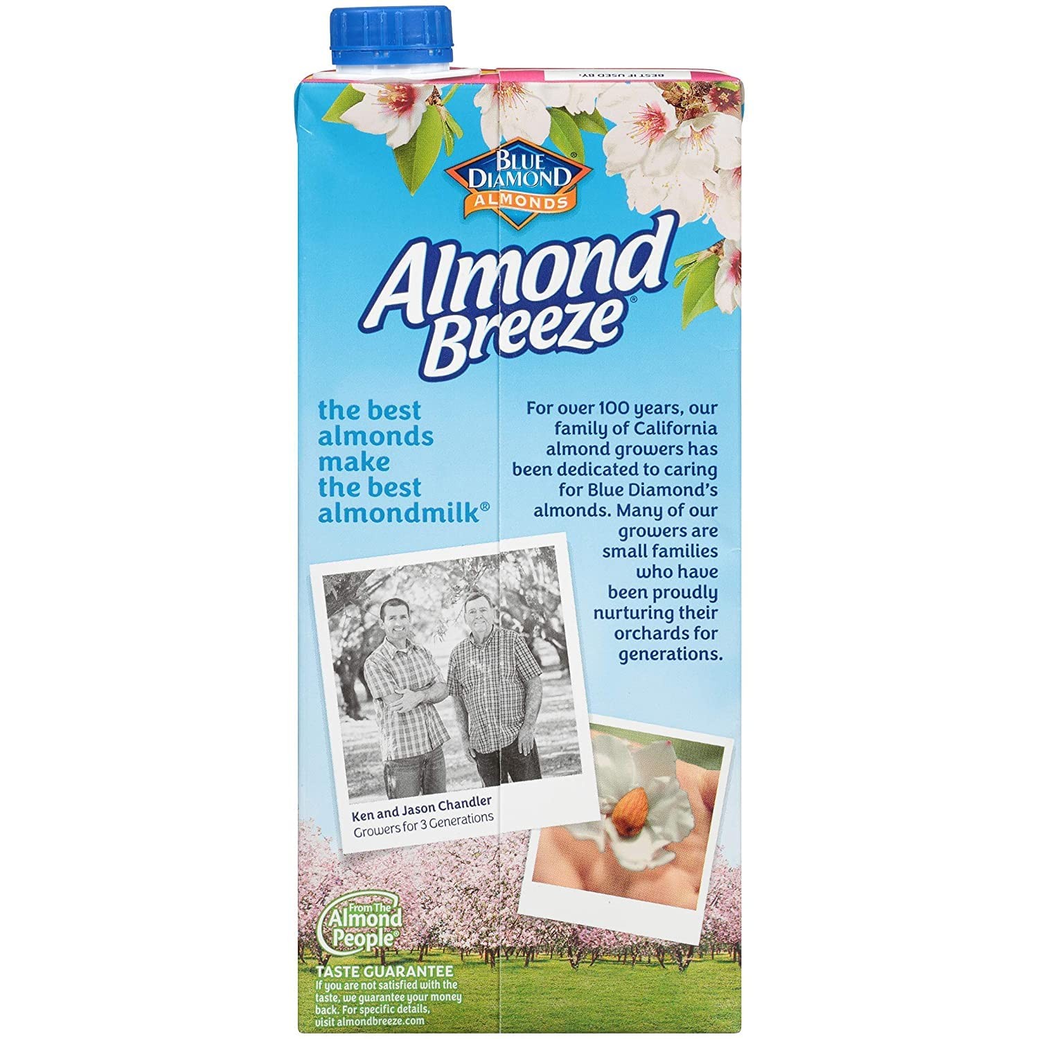 Almond Breeze Dairy Free Almondmilk, Unsweetened 32 Fl Oz (Pack of 6)