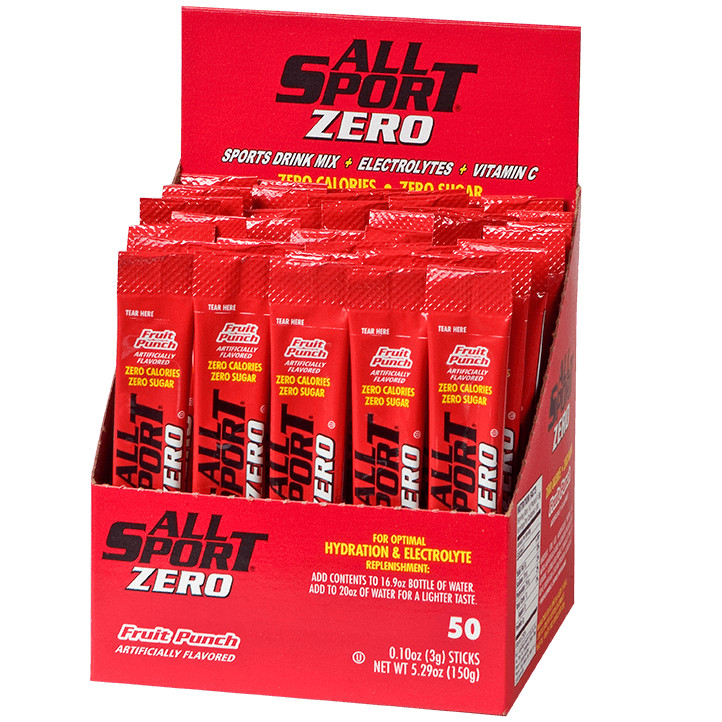 All Sport Powder Hydration Sticks, Zero Calorie Sports Drink, Variety 500/Case