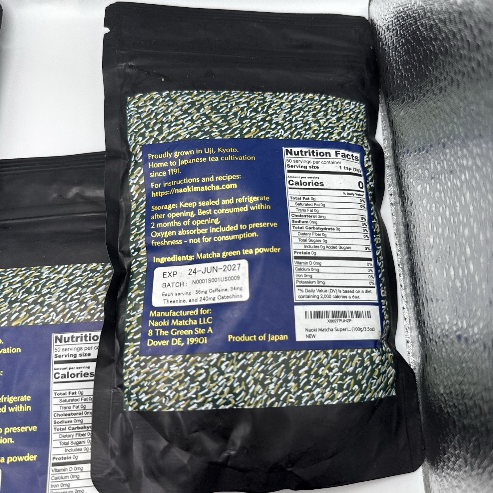 3 Naoki Matcha Superior Blend Ceremonial Grade Japanese Matcha 100g Bundle 2027