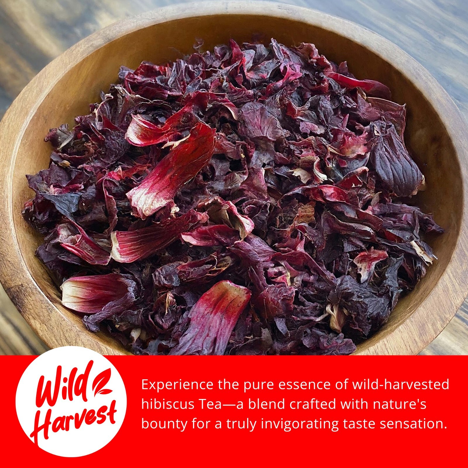 75 Organic Hibiscus Tea Bags, Pure Hibiscus Flower Tea, Jaimaica Tea, Herbal Tea
