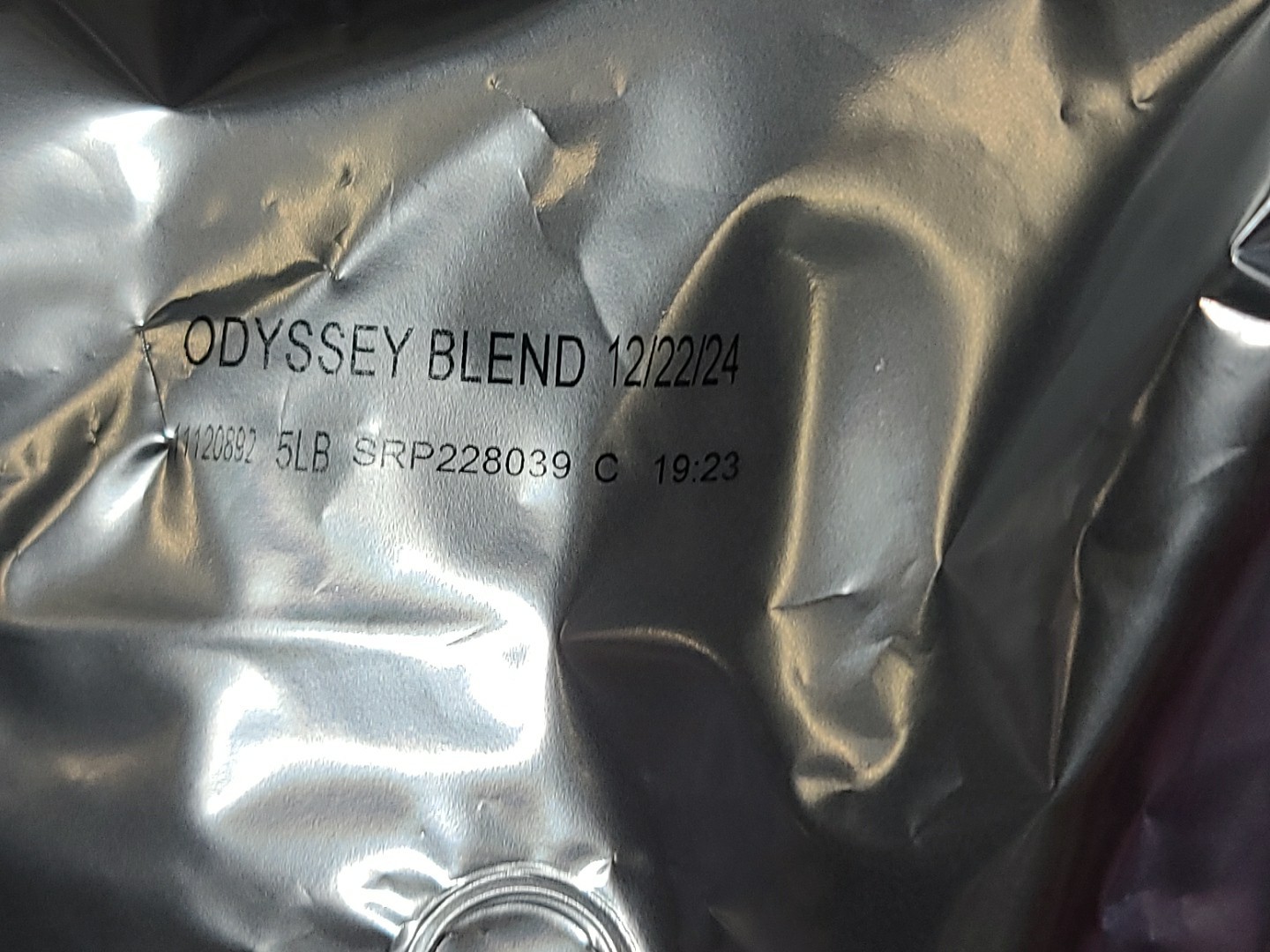 Starbucks Odyssey Blend Whole Coffee Bean 5lbs -SEALED-NEW