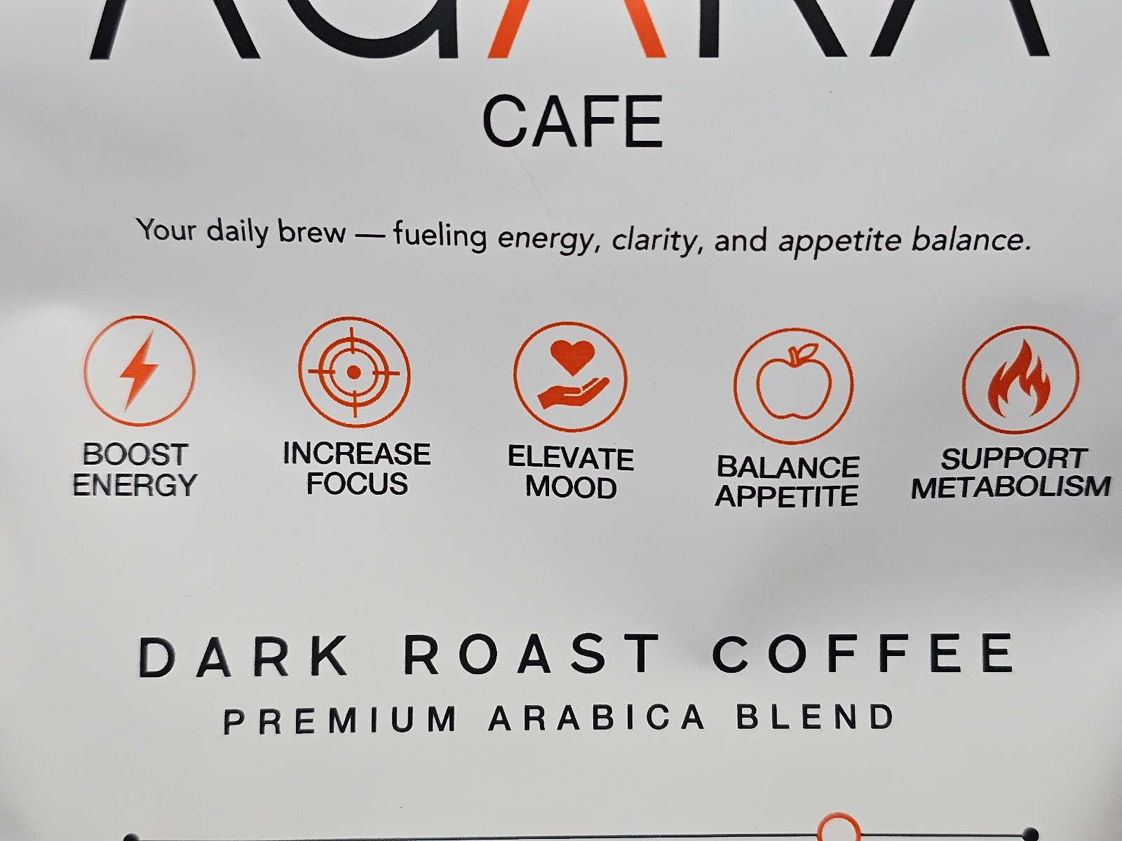 Agara Cafe Dark Roast Coffee premium Arabica Blend – 30 servings – New! Sealed!