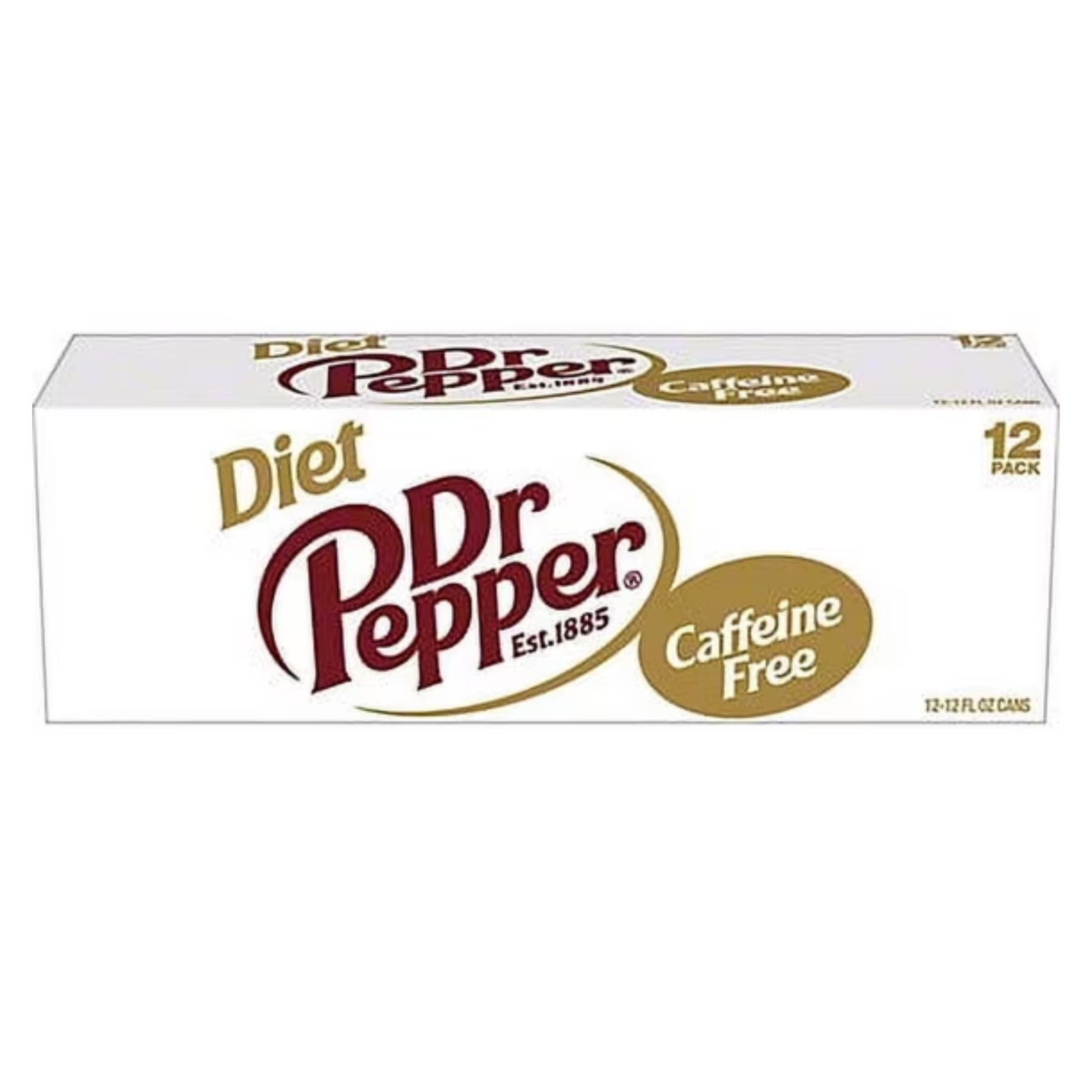 Diet Dr Pepper Caffeine Free Soda Cans 12 fl oz (12 Pack) – Free Shipping