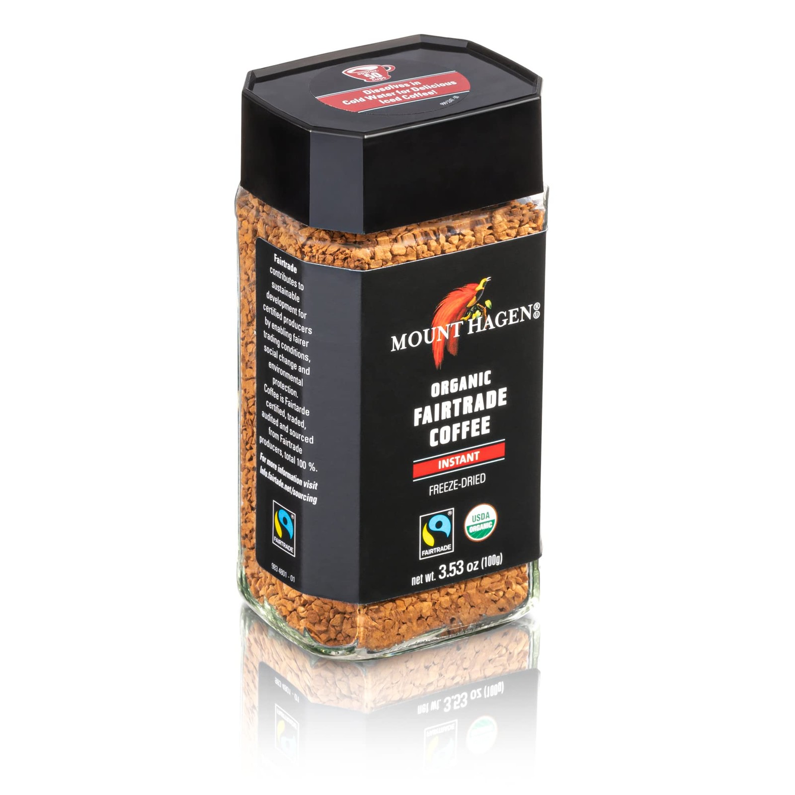 Mount Hagen 3.53oz Organic Freeze Dried Instant Coffee 6 pack | Ecofriendly …