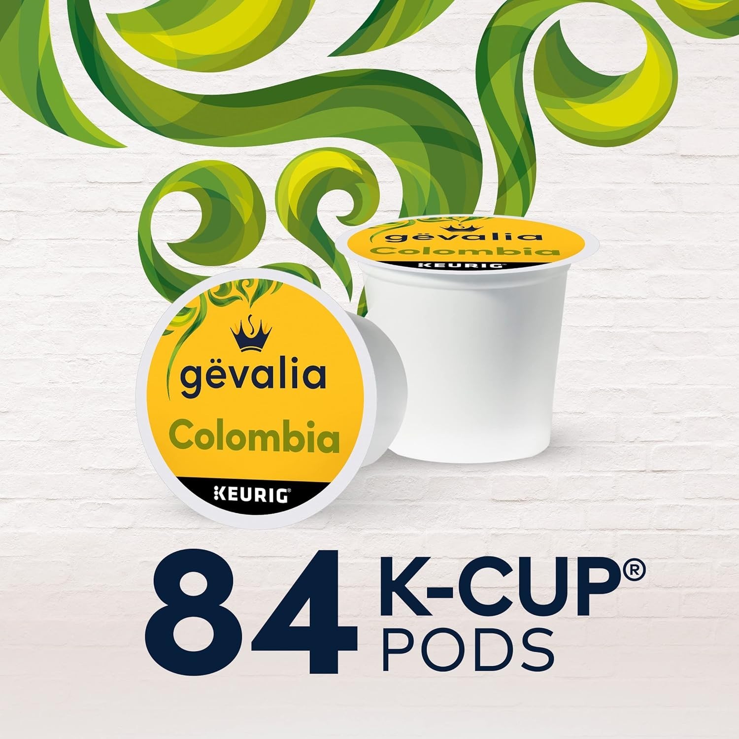 Gevalia Colombia K-Cup Coffee Pods for a Keto and Low Carb Lifestyle, 84 ct Box.