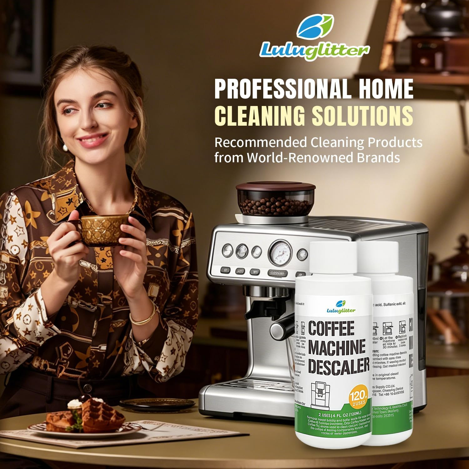Coffee & Espresso Machine Descaler 240Ml Universal Descaling Solution Home | Dee