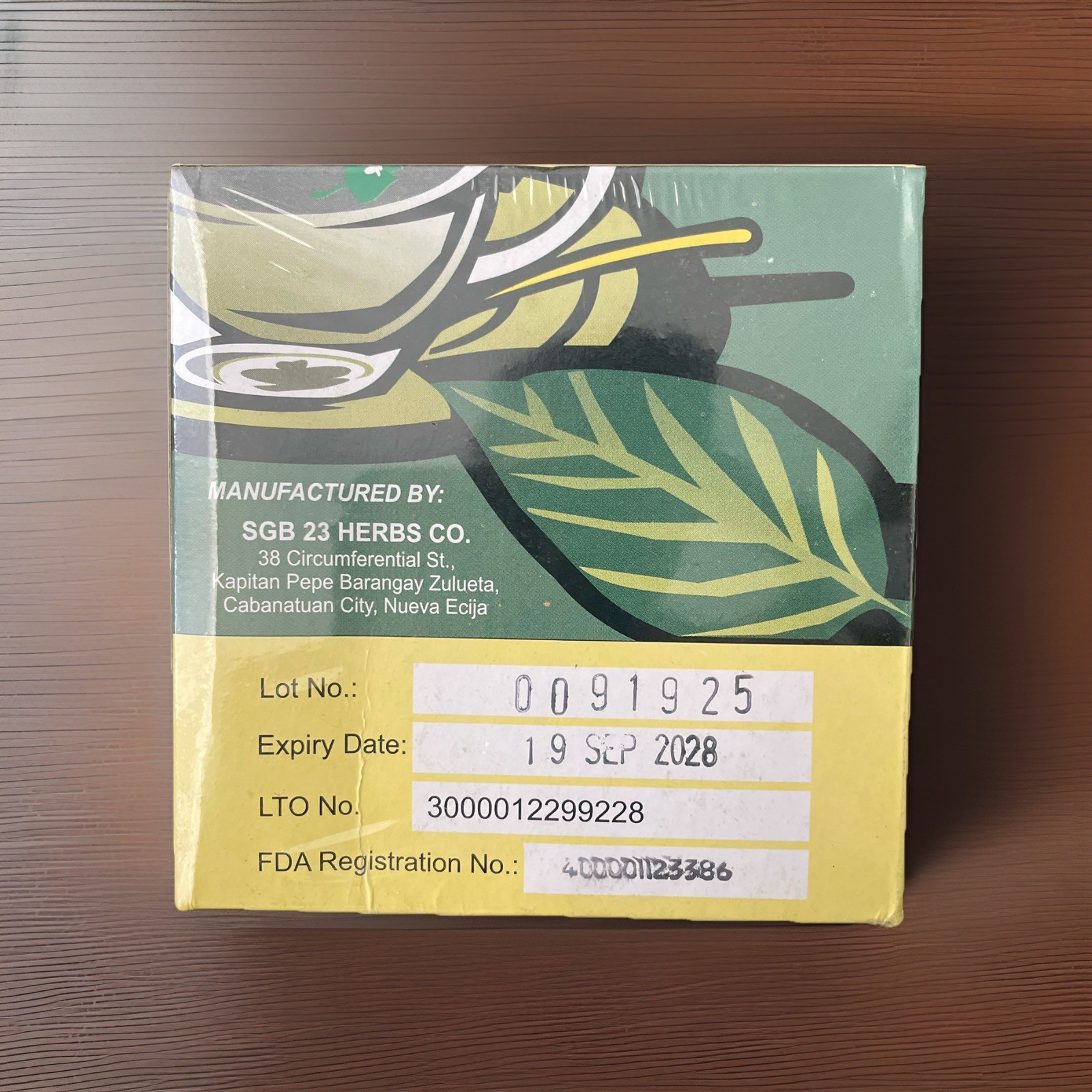 Banaba Herbal Tea 1.5 Grams x 20 Tea Bags % 100 Natural Caffeine Free