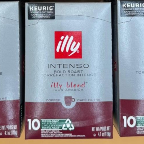 illy Coffee, Dark Roast, K-Cup for Keurig, 100% Arabica 10 Count (Pack of 1)