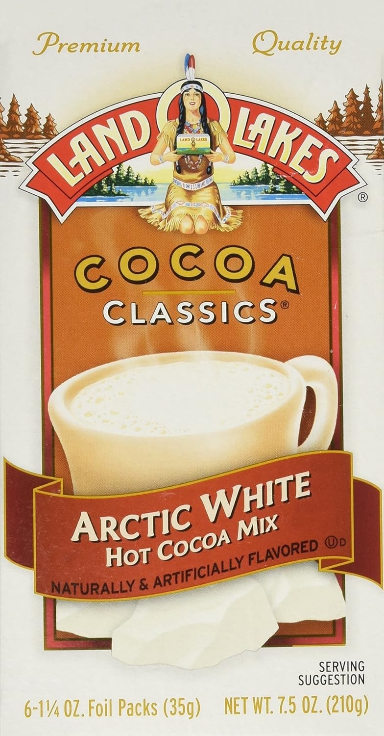 Gourmet Cocoa Classics Arctic White Hot Cocoa Mix – Pack of 6 for Indulgence