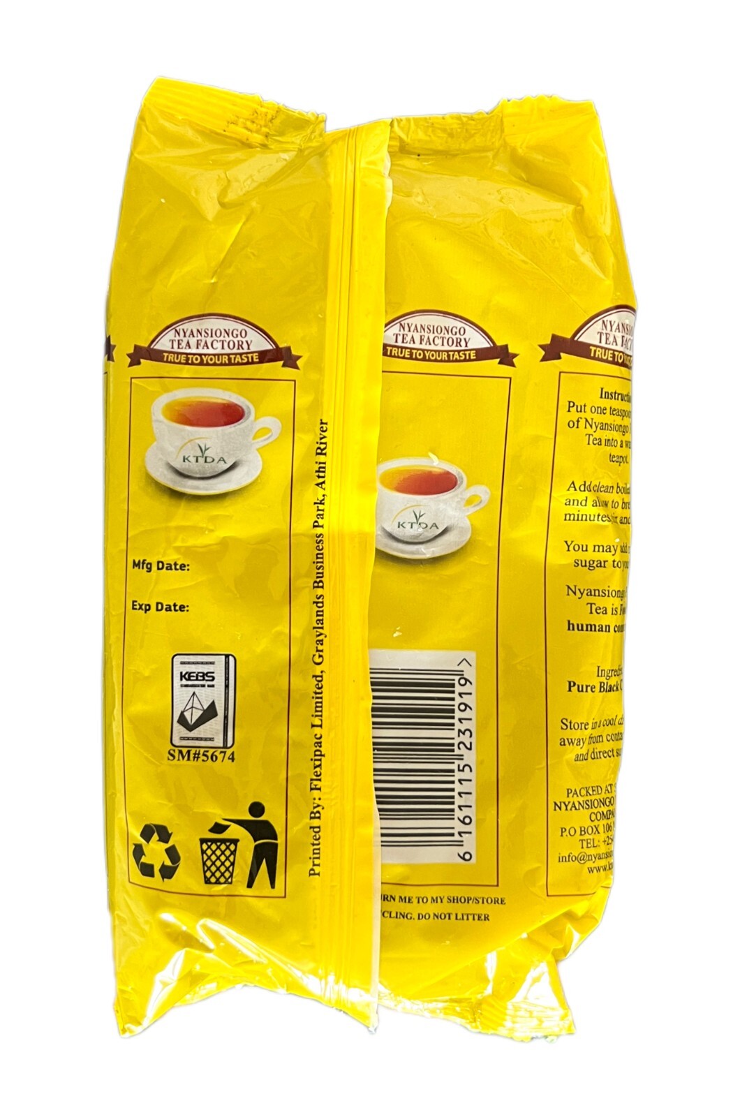 Kenya Premium Black Tea – 100% Loose leaf Direct from Factory – 1.1 Pounds 