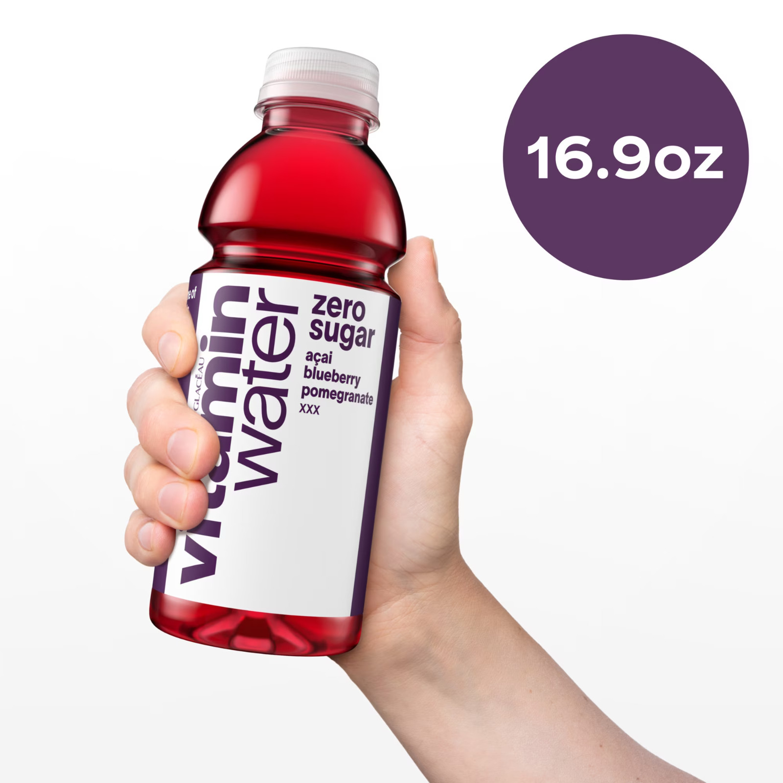 Vitaminwater XXX Zero Sugar Acai-Blueberry Pomegranate Water Beverage 6Pack
