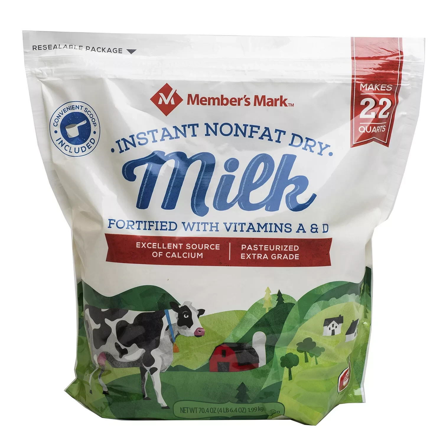 Member’s Mark Non-Fat Instant Dry Milk (70.4 oz.) Great Price